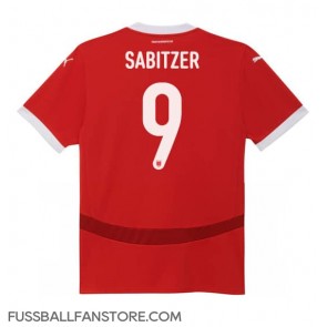 Österreich Marcel Sabitzer #9 Replik Heimtrikot Damen EM 2024 Kurzarm